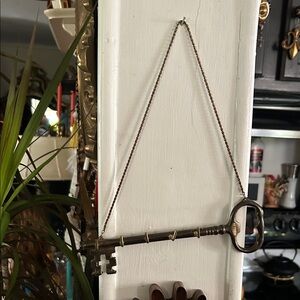 Vintage Brass Skeleton Key Wall Decor